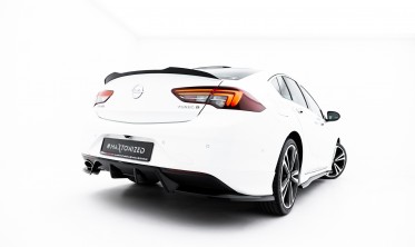 Тюнинг диффузор на задний бампер Opel Insignia Mk2 OPC-Line накладка Maxton design фото