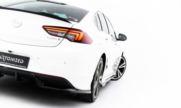 Тюнинг диффузор на задний бампер Opel Insignia Mk2 OPC-Line накладка Maxton design фото