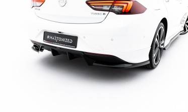Тюнинг диффузор на задний бампер Opel Insignia Mk2 OPC-Line накладка Maxton design фото