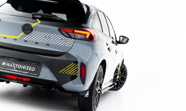 Тюнинг диффузор на задний бампер Opel Corsa F Mk6 рестайл фото