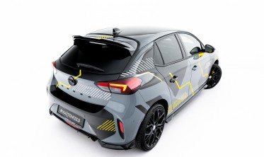 Тюнинг спойлер на крышку багажника Opel Corsa F Mk6 2023- Maxton-design фото