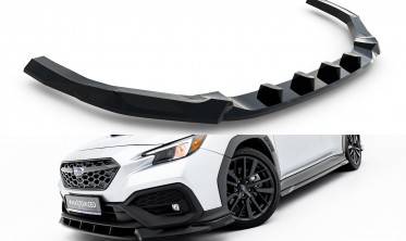 Тюнінг спліттер (накладка) на передній бампер Subaru WRX STI Mk2 вар. 1 фото