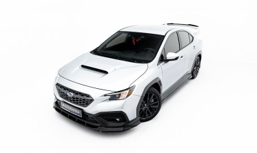 Тюнінг спліттер (накладка) на передній бампер Subaru WRX STI Mk2 вар. 1 фото