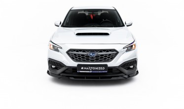 Тюнинг накладка (юбка) на передний бампер Subaru WRX STI Mk2 вар. 2 фото