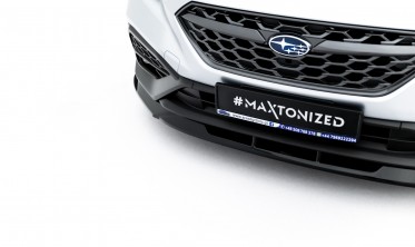 Тюнинг накладка (юбка) на передний бампер Subaru WRX STI Mk2 вар. 2 фото