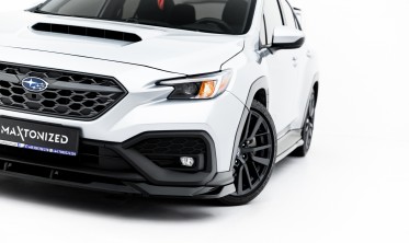 Тюнинг накладка (юбка) на передний бампер Subaru WRX STI Mk2 вар. 2 фото