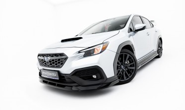 Тюнинг накладка (юбка) на передний бампер Subaru WRX STI Mk2 вар. 2 фото