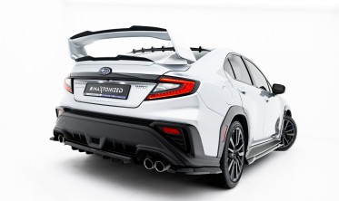 Центральний дифузор на задній бампер Subaru WRX STI Mk2 фото