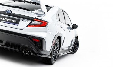 Бокові елерони на задній бампер Subaru WRX STI Mk2 фото