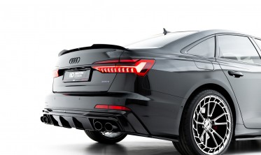 Тюнинговый диффузор заднего бампера Audi A6 S-Line / S6 C8 / C8 рест. фото