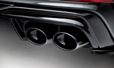 Накладка заднего бампера Audi A6 S-Line / S6 C8 / C8 рест. с муляжами выхлопных труб фото