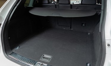 шторка-полиця багажника Porsche Cayenne (2010-2017) чорна фото