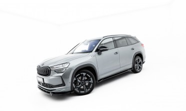 Накладки листвы под пороги Skoda Kodiaq Mk2 Sportline / RS Maxton design фото