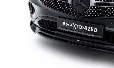Тюнінг накладка (губа) на передній бампер Mercedes-Benz GLC Coupe C254 фото