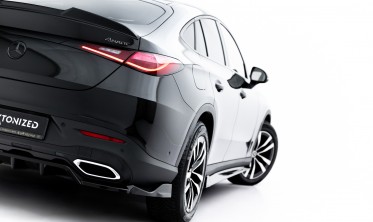 Тюнинг диффузор на задний бампер Mercedes GLC Coupe C254 Maxton design фото