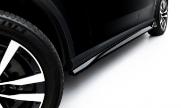Накладки листвы под пороги Mercedes GLC Coupe C254 Maxton design фото