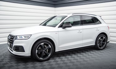 Боковые листвы под пороги Audi SQ5 / Q5 S-line Mk2 фото