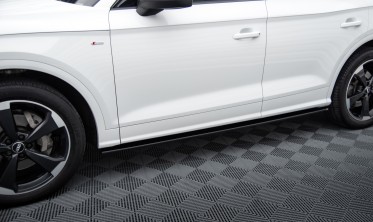 Боковые листвы под пороги Audi SQ5 / Q5 S-line Mk2 фото