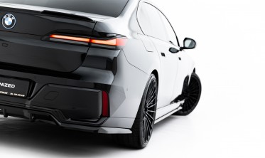 Тюнинг диффузор на задний бампер BMW 7 G70 M-Pack / I7 M-Pack вар. 2 фото