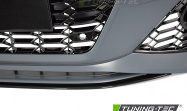 Тюнинговый передний бампер Audi A4 B9 2020-2024 в стиле RS фото