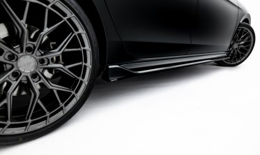 Тюнінг леза під бокові пороги Skoda Superb Mk4 Sportline вар. 2 фото