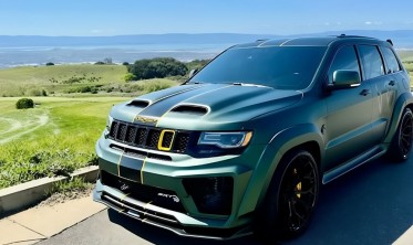 Алюминиевый капот для Jeep Grand Cherokee WK2 (2014-2021) REDEYE Style фото