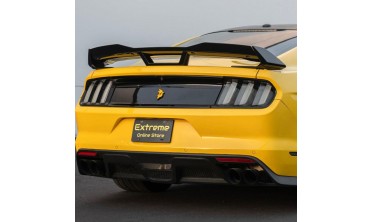 Спойлер багажника Ford Mustang у стилі Dark Horse чорний глянець фото