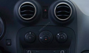 Хром кольца на воздуховоды в панели Mercedes Citan W415 фото