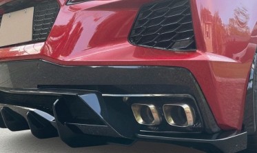 Боковые диффузоры заднего бампера Chevrolet Corvette (2020–2024) Stingray фото