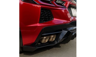 Боковые диффузоры заднего бампера Chevrolet Corvette (2020–2024) Stingray фото