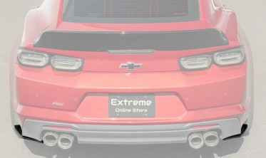 Боковые диффузоры заднего бампера Chevrolet Camaro 6 (2016–2023) черный глянец фото