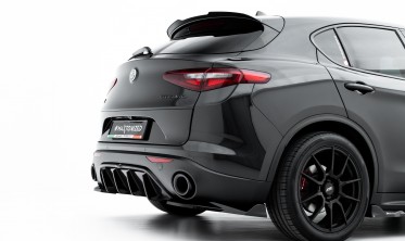 Центральный диффузор заднего бампера Alfa Romeo Stelvio фото