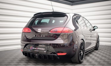 Тюнінговий дифузор заднього бампера Seat Leon 2 Cupra / FR рестайл фото