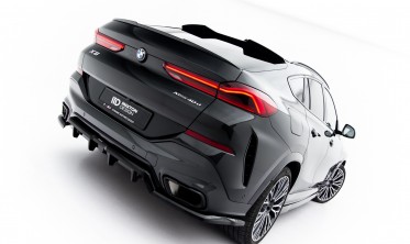 Тюнинговый диффузор на задний бампер BMW X6 G06 M-Pack послерестайл вар. 1 фото