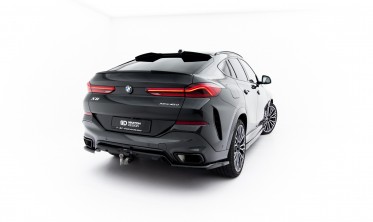 Тюнинговый диффузор на задний бампер BMW X6 G06 M-Pack послерестайл вар. 1 фото