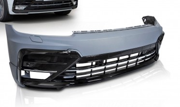 Тюнинг бампер передний VW Tiguan MK2 2015-2020 в стиле R фото