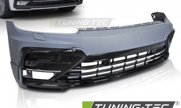 Тюнинг бампер передний VW Tiguan MK2 2015-2020 в стиле R фото