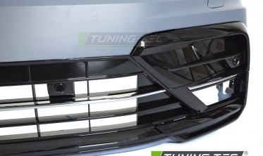 Тюнинг бампер передний VW Tiguan MK2 2015-2020 в стиле R фото