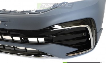 Тюнинг бампер передний VW Tiguan MK2 2020-2024 стиль R фото
