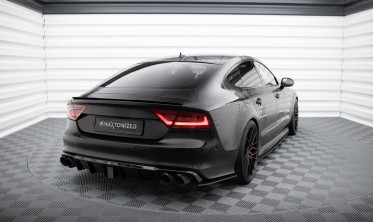 Элероны Street Pro на задний бампер Audi A7 C7 S-Line фото
