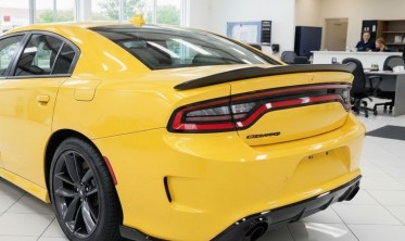 Дифузори порогів Dodge Charger (2015-2021) версія srt глянець v2 фото