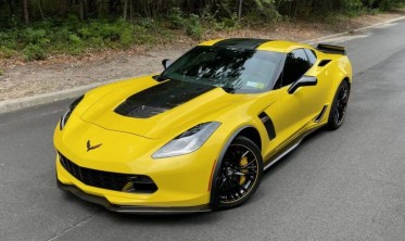 Диффузор переднего бампера Chevrolet Corvette (2014-2019) Z06 STAGE3 OE Style фото