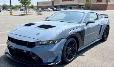 Алюмінієвий капот для Ford Mustang (2023-2026) GTD Style фото