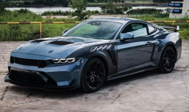 Алюмінієвий капот для Ford Mustang (2023-2026) GTD Style фото