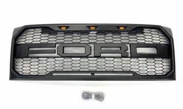 Радиаторная решетка Ford f150 (2009-2014) raptor style led фото