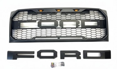 Радиаторная решетка Ford f150 (2009-2014) raptor style led фото