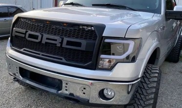 Радиаторная решетка Ford f150 (2009-2014) raptor style led фото