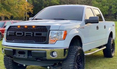 Радиаторная решетка Ford f150 (2009-2014) raptor style led фото