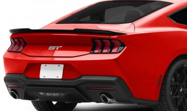 Спойлер крышки багажника Ford Mustang (2023-...) черный глянец фото