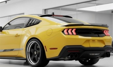 Спойлер крышки багажника Ford Mustang (2023-...) черный матовый фото